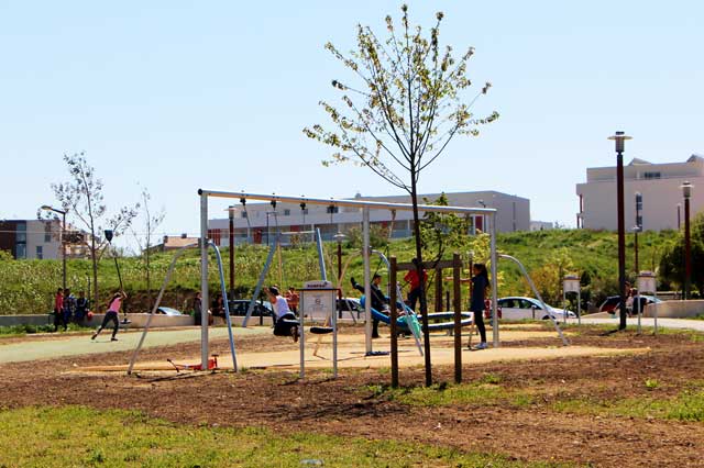 Inauguration de l'aire de jeux de la Courondelle