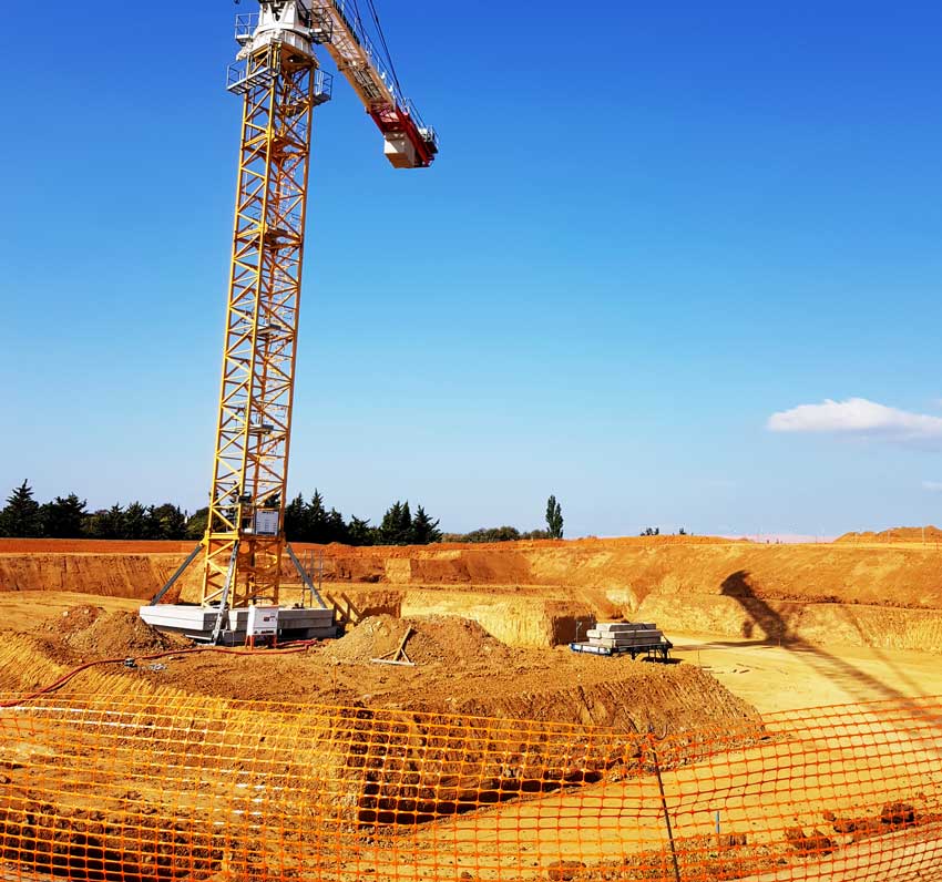 Phase travaux piscine du sud