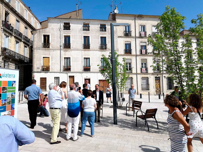 19.07.08 News inauguration Chadronniers 1 Inauguration de la place des Chaudronniers à Béziers