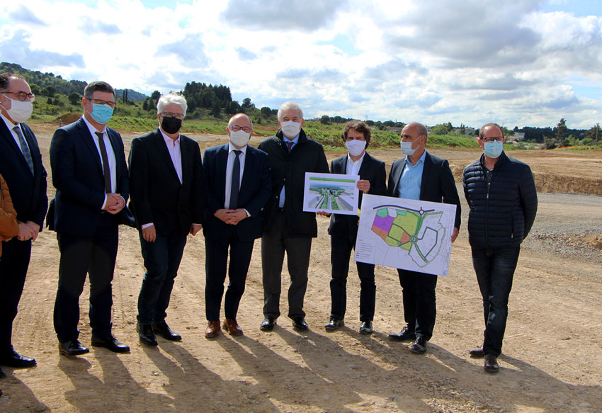 21.05.10 News Beragne visite chantier 2 PAE de Béragne : visite de chantier et annonce de la première implantation