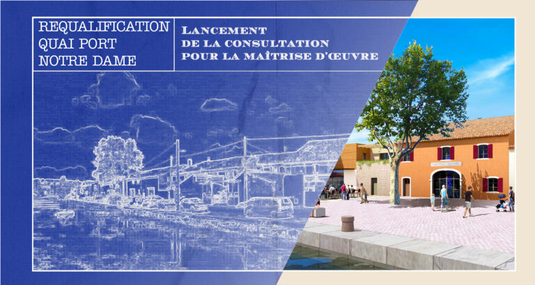 requalification du quartier Quai Port Notre Dame à Béziers