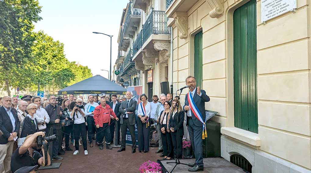 Inauguration de la maison natale de Jean Moulin