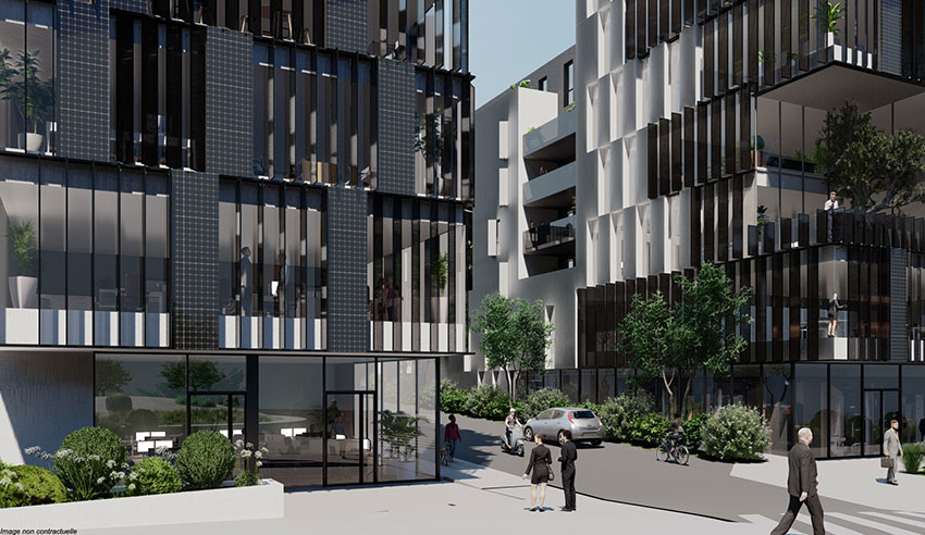 Co-promotion immobilière programme Le Diadème La pose symbolique de la première pierre s'est déroulée le 25 septembre 2023. Il a été rappelé à cette occasion que Le Diadème, plus qu'un simple programme de promotion immobilière, incarne une volonté plus large de revitalisation économique et résidentielle du centre-ville, conformément aux objectifs du dispositif national Action Cœur de Ville, qui soutient le développement et l'attractivité des centres anciens des villes moyennes. operation-construction--diademe_bas2